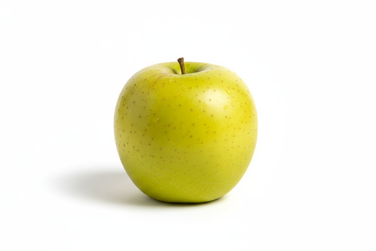 manzana Golden con fondo blanco para venta online